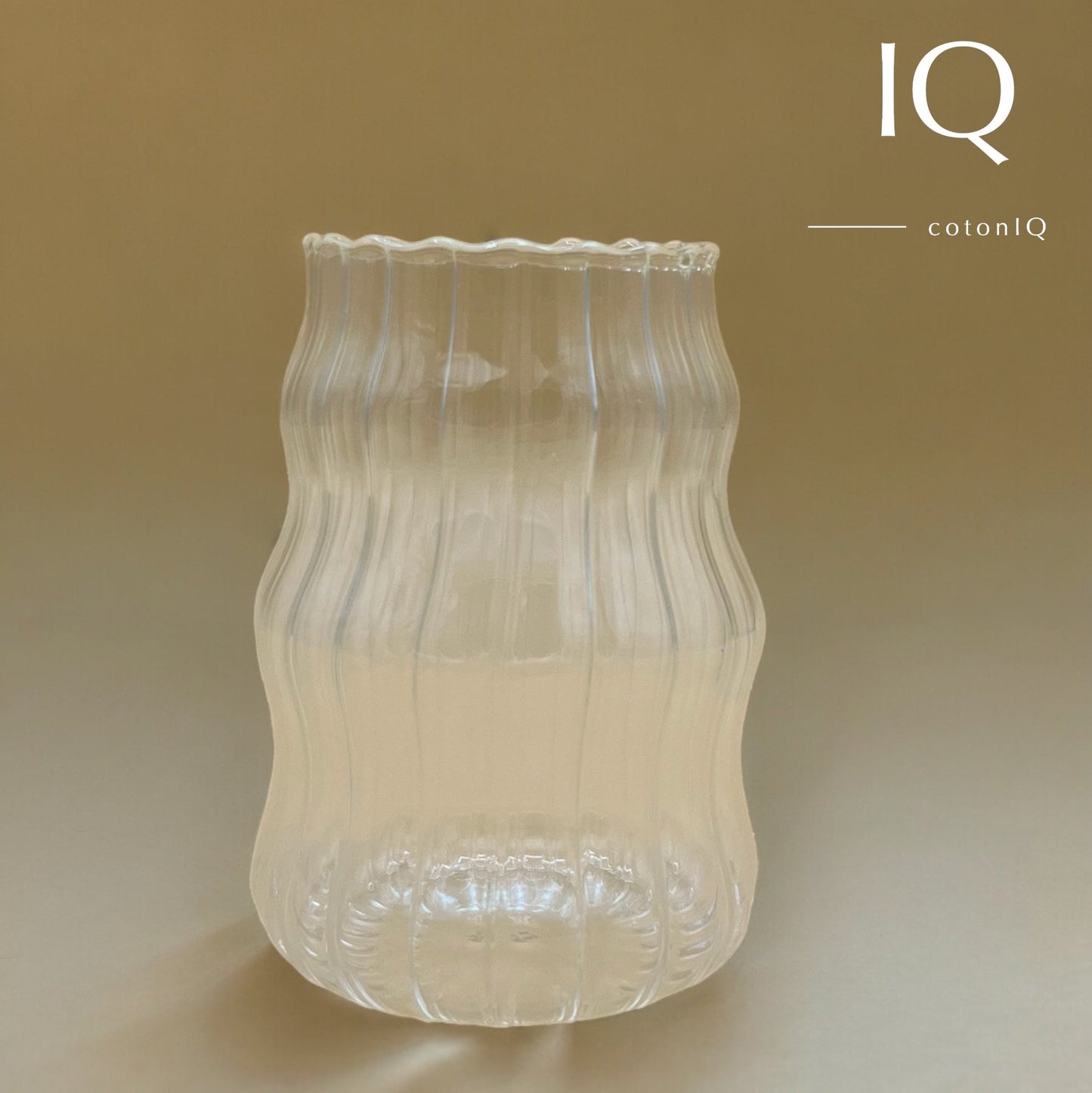 Designer-Glasbecher für Heiß- und Kaltgetränke – transparent – 500 ml-2