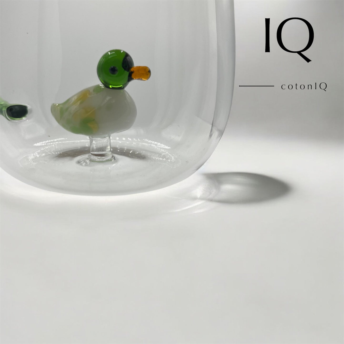 Glastasse mit 3D-Figur – Ente – 380 ml-1