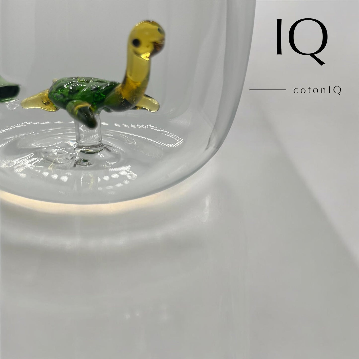 Glastasse mit 3D-Figur – Schildkröte – 380 ml-1