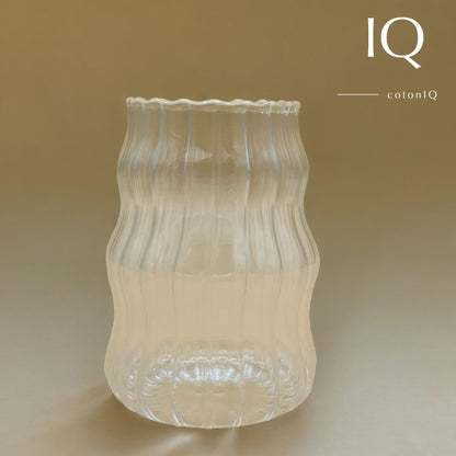 Designer-Glasbecher für Heiß- und Kaltgetränke – transparent – 500 ml-2