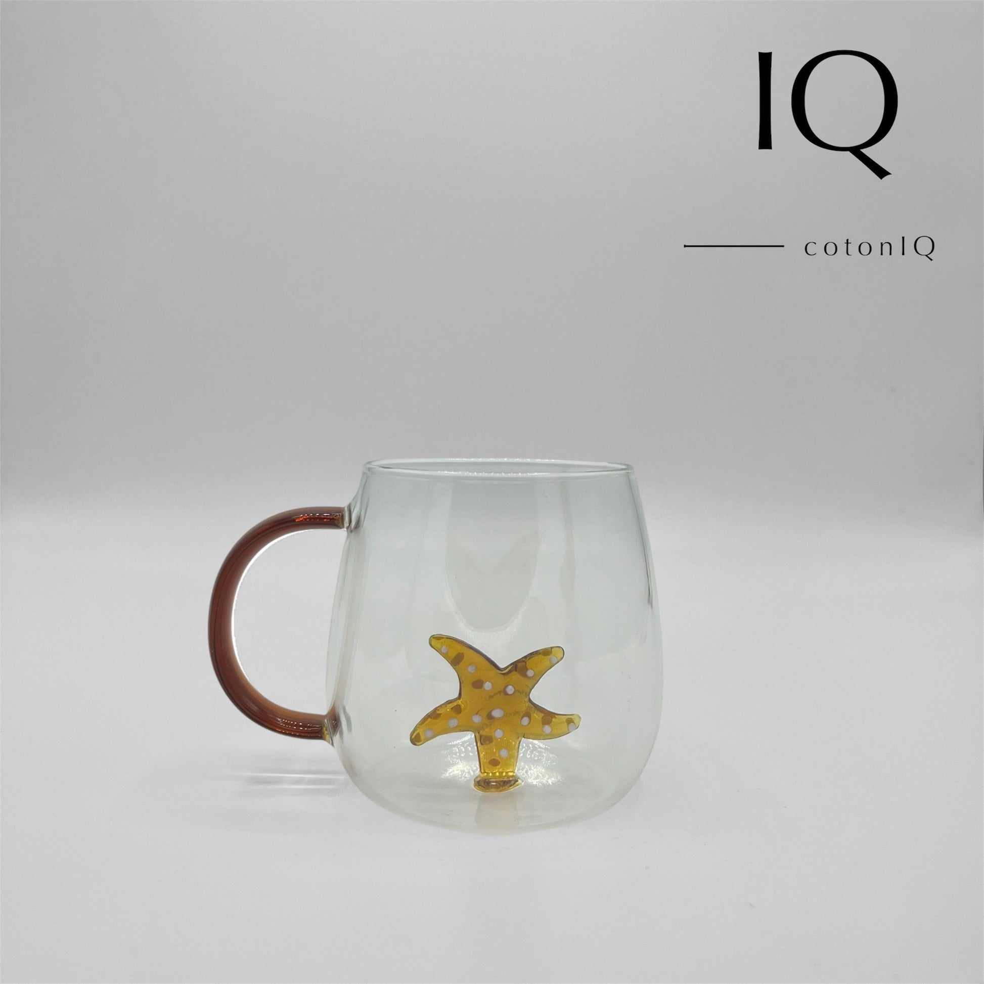 Glastasse mit 3D-Figur – Seestern – 380 ml-0