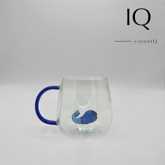 Glastasse mit 3D-Figur – Wal – 380 ml-0