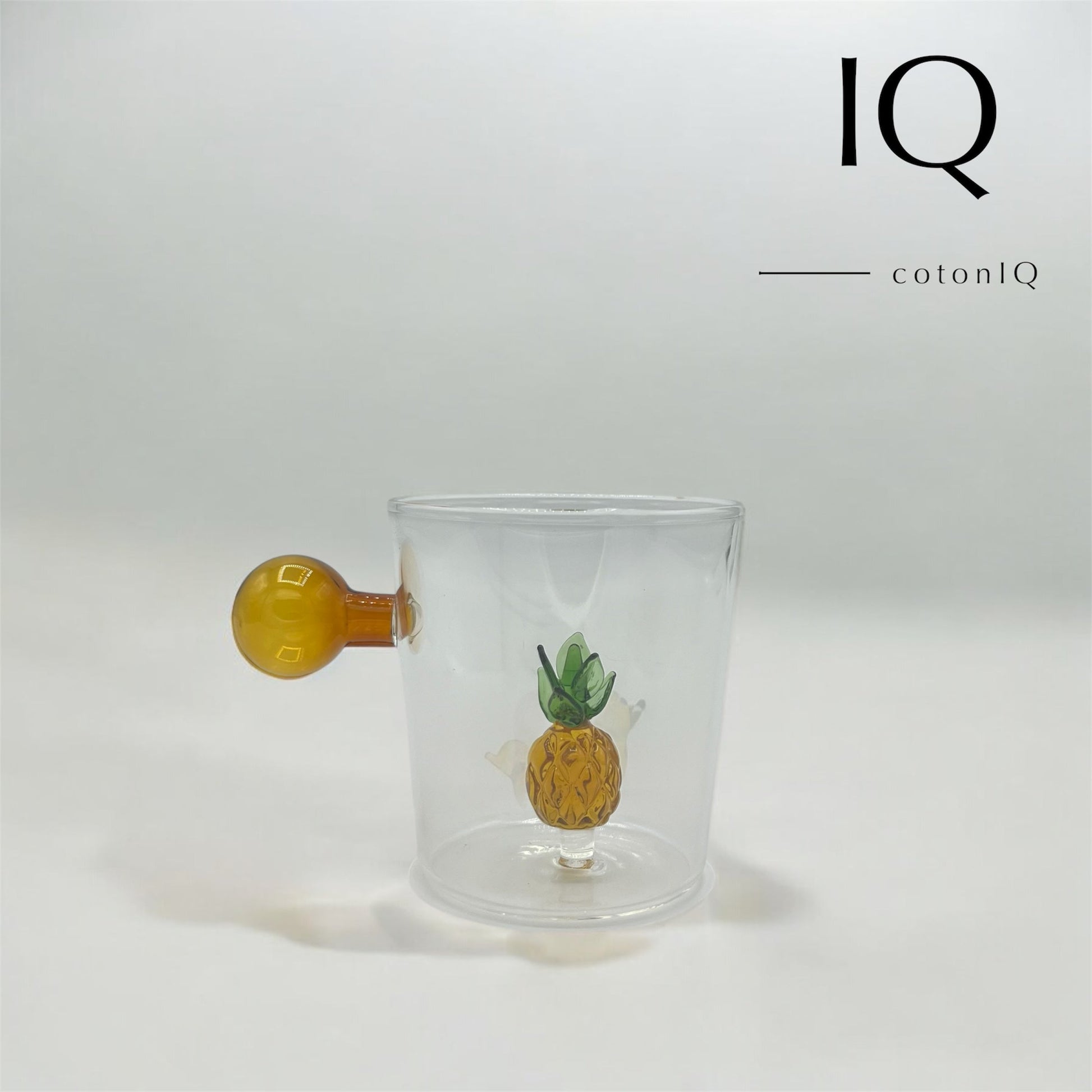 Glastasse mit 3D-Figur – Ananas – 380 ml-0