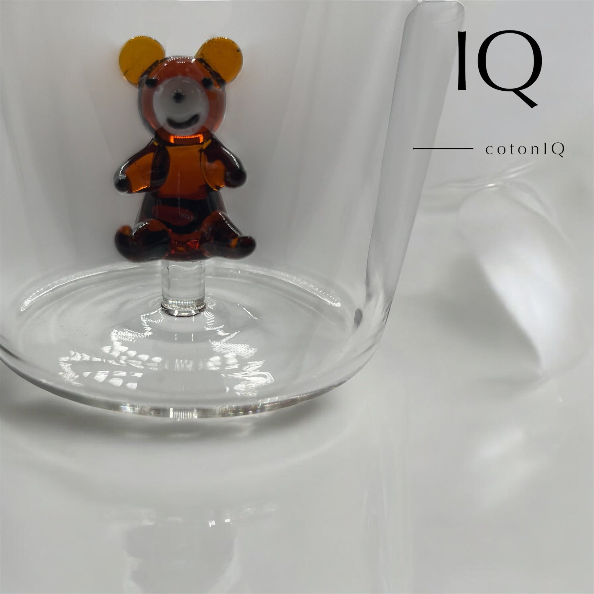 Glastasse mit 3D-Figur – Bär – 380 ml-1