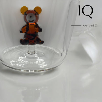 Glastasse mit 3D-Figur – Bär – 380 ml-1