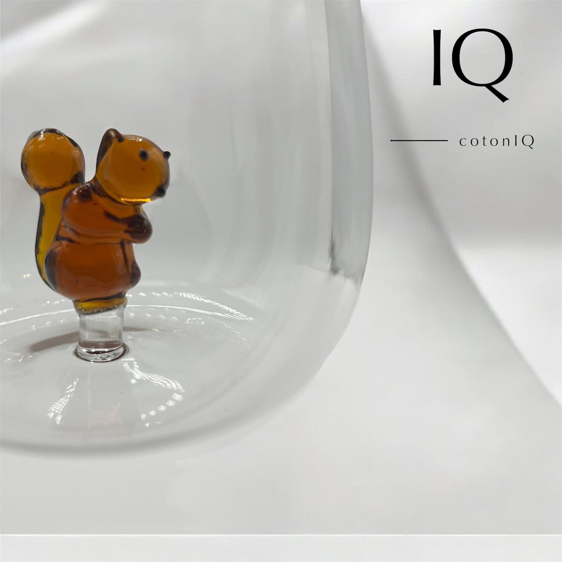 Glastasse mit 3D-Figur – Eichhörnchen – 380 ml-1