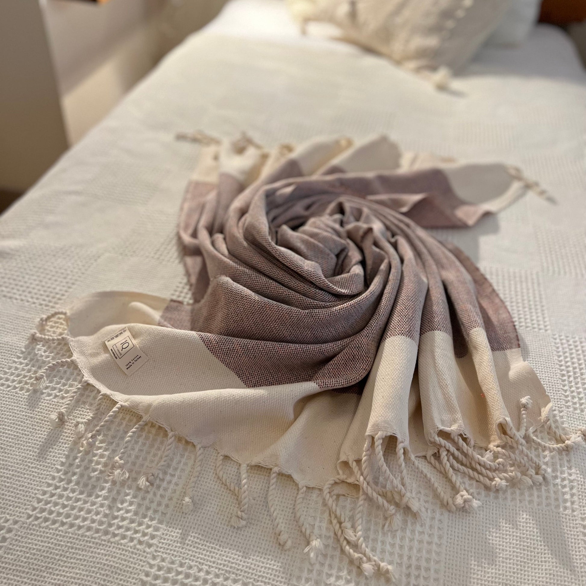 Hamamtuch | Saunatuch | Strandtuch | Ecuador | Flieder | 170x95 cm-3