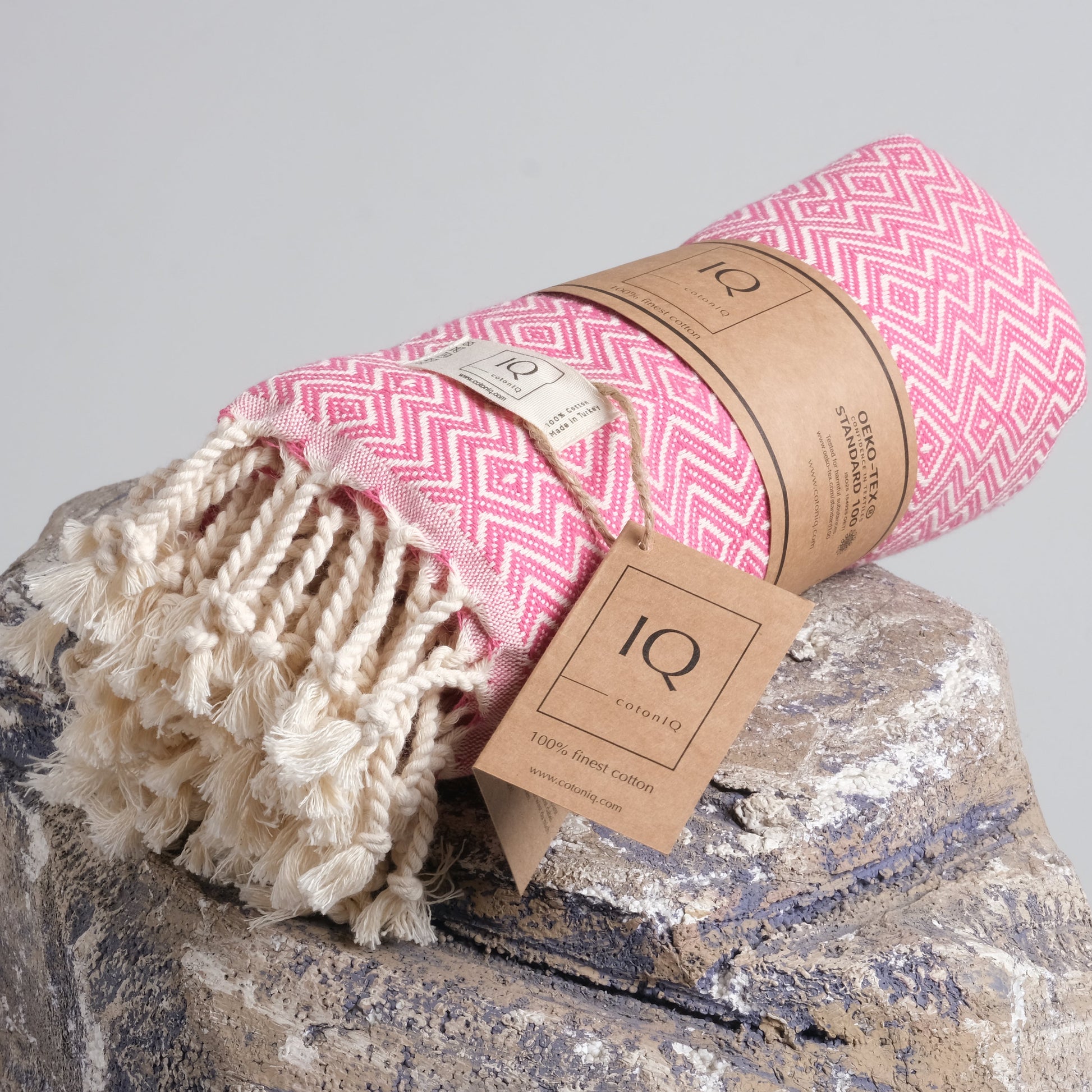 Hamamtuch | Saunatuch | Strandtuch | Peru | Rosa | 180x100 cm-1